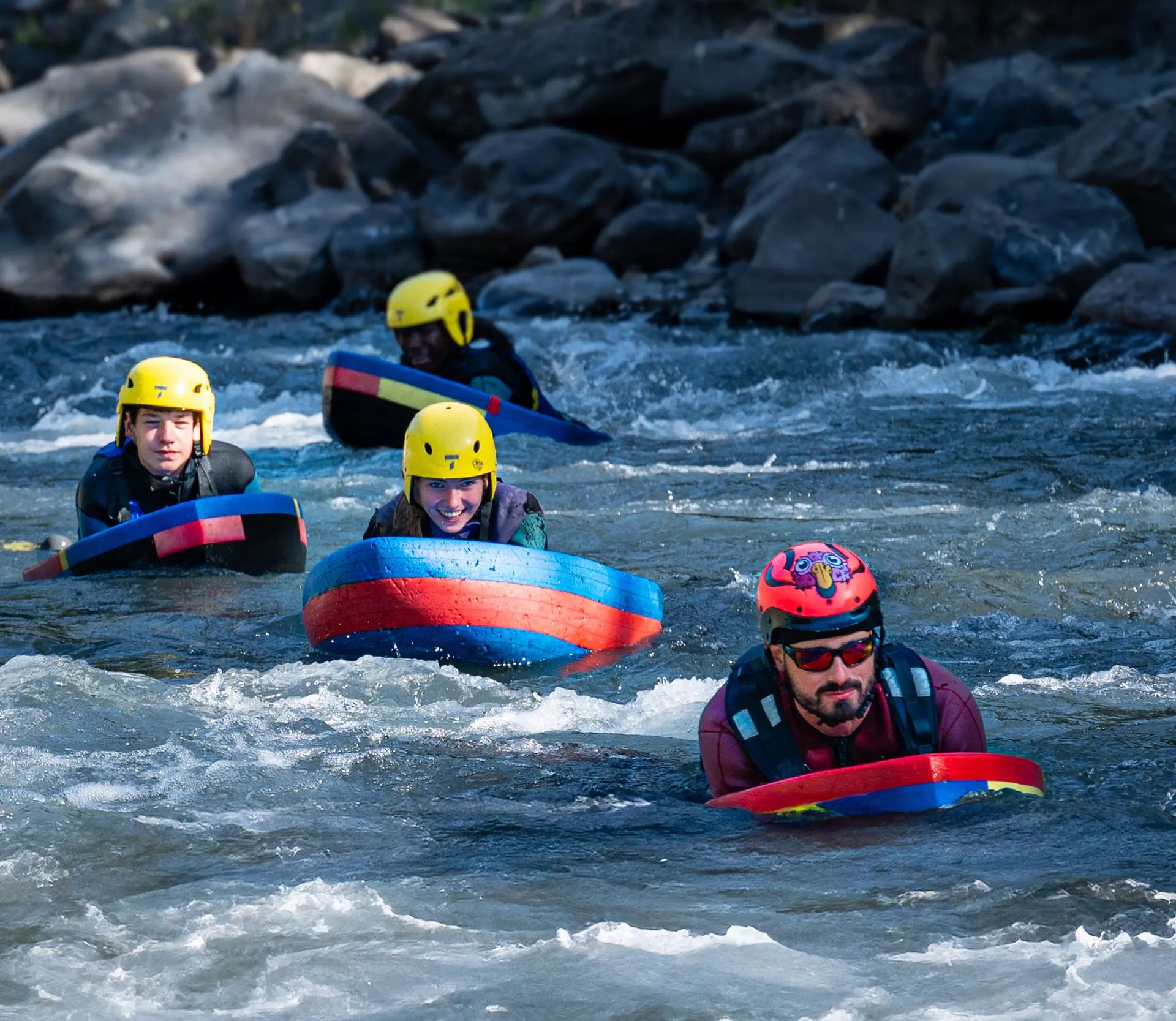 Hydrospeed sur l'Ubaye