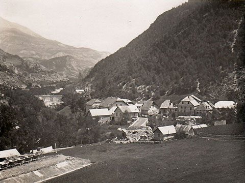 Le village du Martinet en 1933